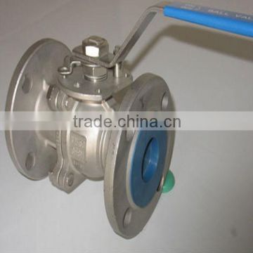 stainless steel ball valve flanged end