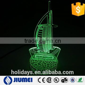 JM-3D07 yiwu jiumei seven color 3d led night light baby