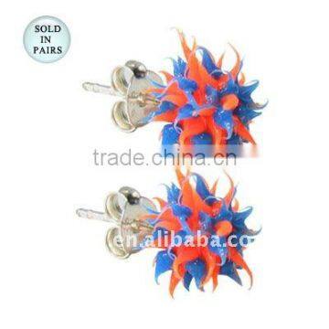Ear Studs - Silicon Ball with Spikes