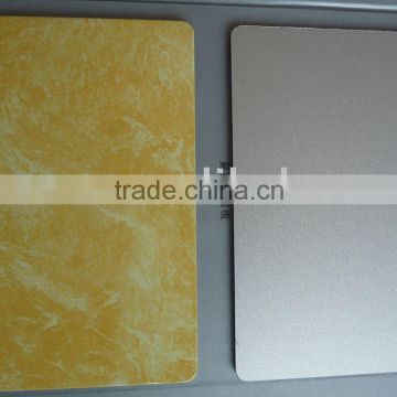 PE or PVDF aluminium composite panels