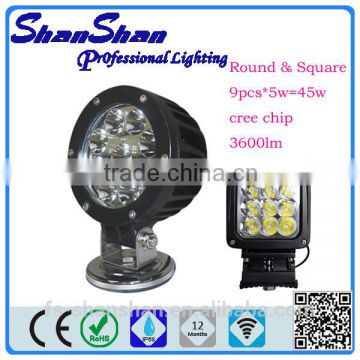 45W 10-30V Cree LED Work Light f,super brightness cree led work light