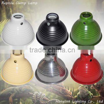 5.5" colorful aluminum reptile mini lampshade for reptile clamp lamp