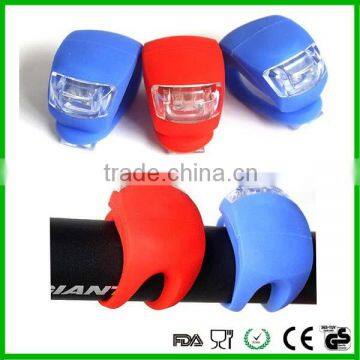 Max 150 Hours Working Time Silicone Rubber Bike Light