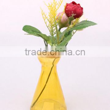 new mini glass vase with sprayed color