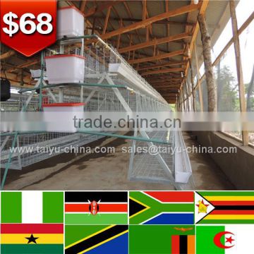 Trade assurance NO.1 reduction sale galvanized and quality fittings 1.95m layer cage design