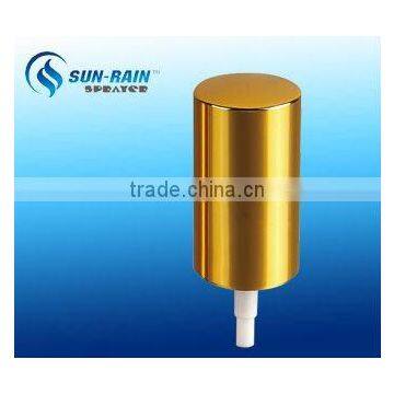 shiny gold or shiny silver aluminum prefume atomizer SRB308 18/415