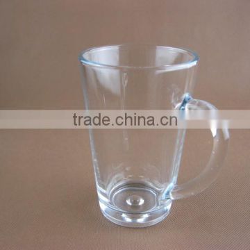 drinking glass cup with handle/glassware