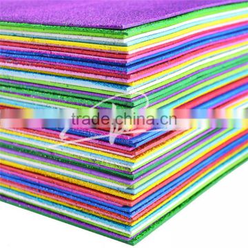 fully stock glitter powder eva foam ,eva glitter foam sheet , glitter eva sheet for crafts