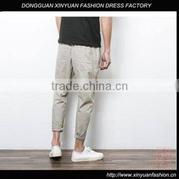 New Style Woven pants With Button On Front Fly