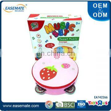 Musical instruments Guangdong toy wood tambourine for children