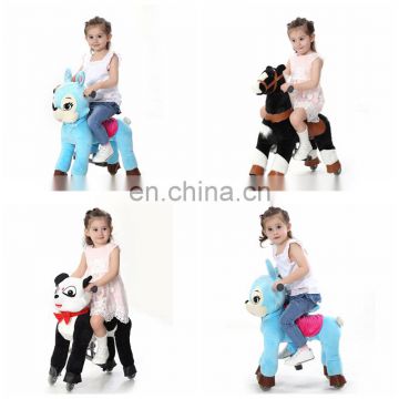 New arrival!!!HI CE kid ride on animal with wheels for fun,ride on horse for mall