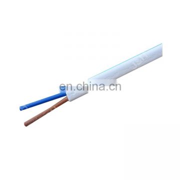 300V h03vvh2-f 2x0.5mm2 pvc coated power cable vde flat cable