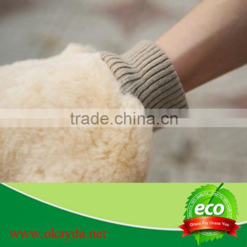 various sheepskin car clean wash mitts gloves made in China