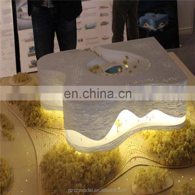 Amazing architectural design in abs miniature building model, project biding scale model