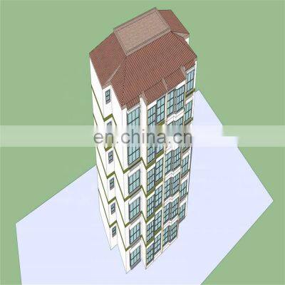 High Rise Anti-Corrosion q345b Pre-Engineered Steel Structure Apartment Building