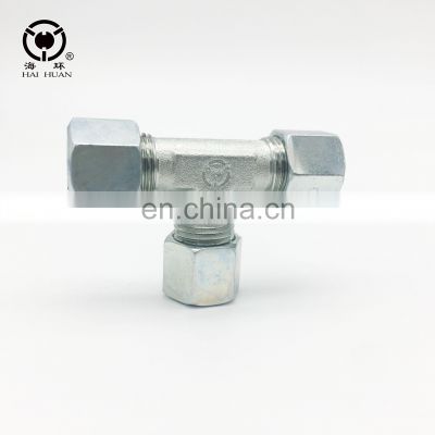Wholesale hydraulic tee fitting equal tee quality carbon steel pipe fitting