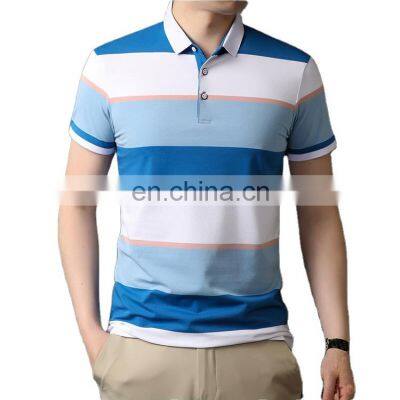 Wholesale high quality polo T-shirts for Men custom pattern logo premium designs comfortable fitting OEM ODM