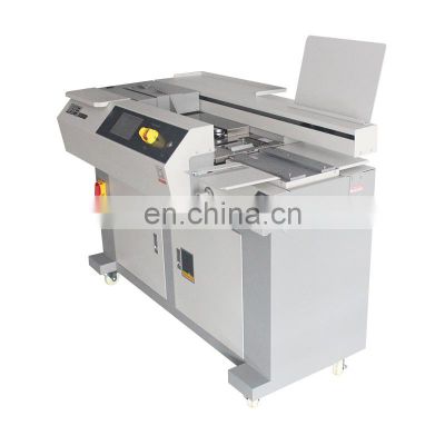 Multi-Purpose 320Mm Heavy Duty Hot Glue Book Binder Binding Machine With Frequency Conversion Technology