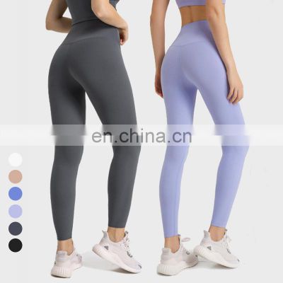 Free Size Breathable Fitness Yoga Wear Women Sport Yoga Pants Custom Tights High Waist Gym Leggings Butt Lifting Yoga Leggings