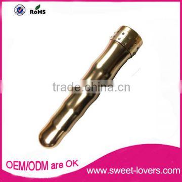 2016 OEM/ODM Multy speeds golden mini vibrator diamond flexible vibrating wand for women