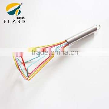 YangJiang Factory supply newly non stick colorful silicone egg beater