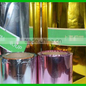 New style color metallic film for packing