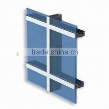 Extruded aluminum structures with fabrications used for industrial or windows and doors, curtain wall, handrail, solar system