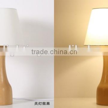 LED Wood table lamp LED Wood table Light JK-879-14 wooden base for table lamps holder