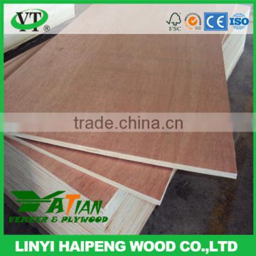 3 ply E2 glue combi core streight line AA grade teak veneer plywood