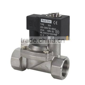 Stainless steel water solenoid valve