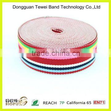 Logo customized webbing,polyester jacquard straps                        
                                                Quality Choice