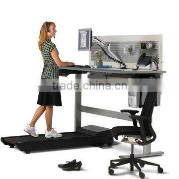 Ergonomic office walking machine workstation