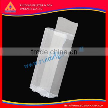 various shape superior quality clear folding pvc box with auto lock bottom