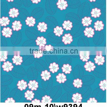 little flower print flannel fleece fabric