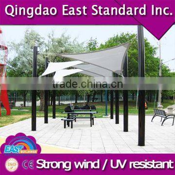 UV Stabilized shade mesh netting with mounting hardware