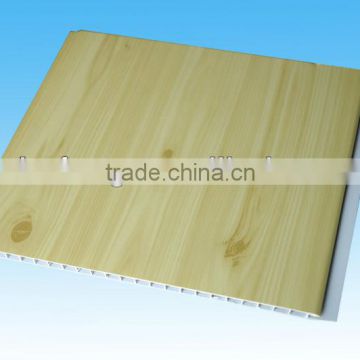 PVC ceiling panel 250*8mm wooden lamination