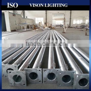 7m highly galvanized conical lamp post
