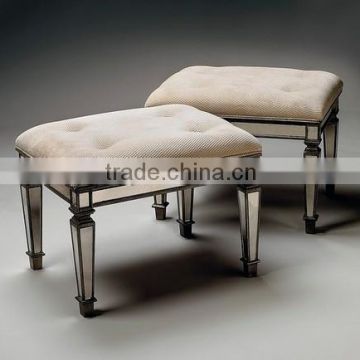 leather footstool HDOT0165