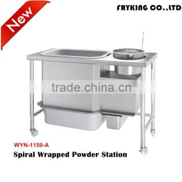 Hot Sale Electric Breading Table
