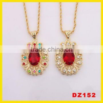18k gold plated china fashion pendant necklace for girlfriend