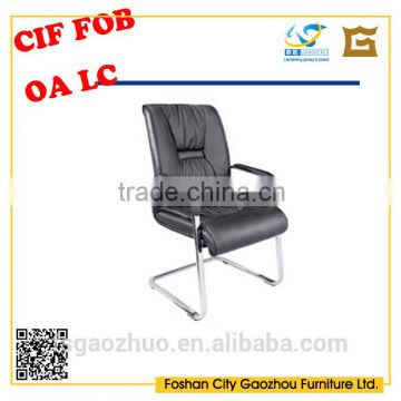 simple sturdy office chair meeting chairs with chrome sled base