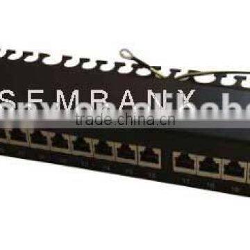 Cat6a ftp shielded 24 port patch panel