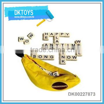 Hot Sale New Game Banana Bag Chess Set Letters Words Educational Item Kids Toys