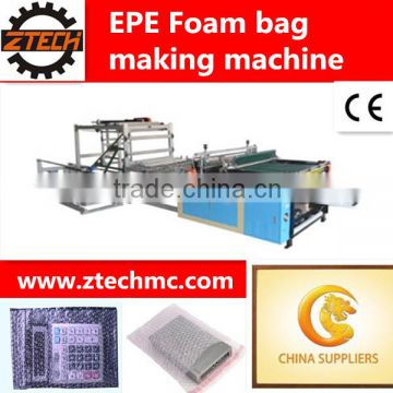 Fully meet CE standard China Ztech EPE Foam Bag Making Machine