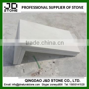 flamed white marble wall cladding tiles, snow white marble corner for wall