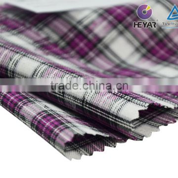 Jacquard Designs Purple Checks Plaid Shirt Fabric
