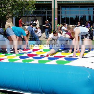 Hola twister game for adults/inflatable twister game/inflatable twister