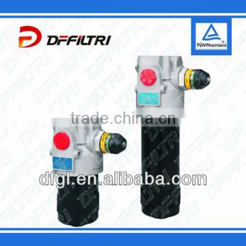 XDFM MEDIUM PRESSURE LINE FILTER with clogging indicator & by-pass valve