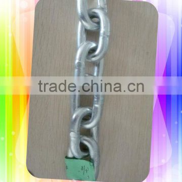manufacture galvanized long and short steel chain link