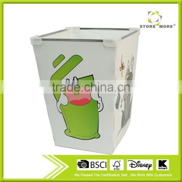 Novelty Colorful Plastic PP Decorative Household Waste Bin